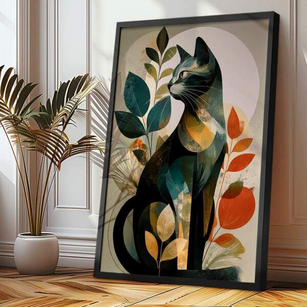 Quadro Decorativo Abstrato Floral