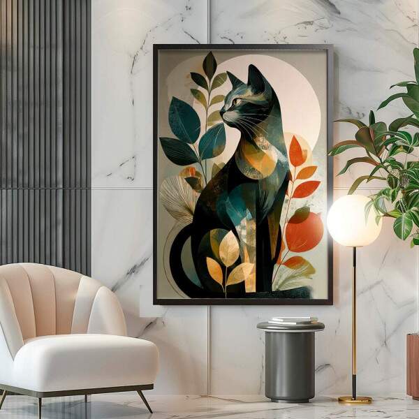 Quadro Decorativo Abstrato Floral