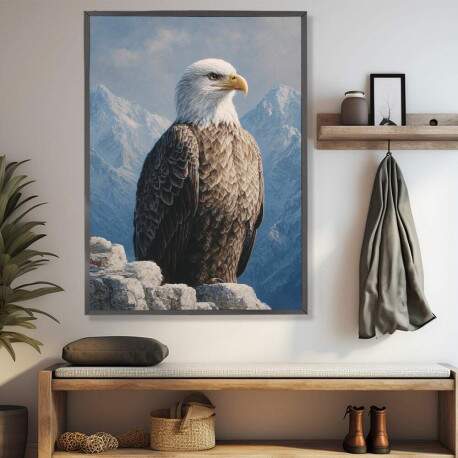 Quadro Decorativo guia Na Montanha