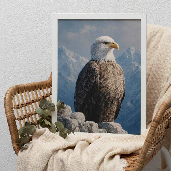 Quadro Decorativo guia Na Montanha