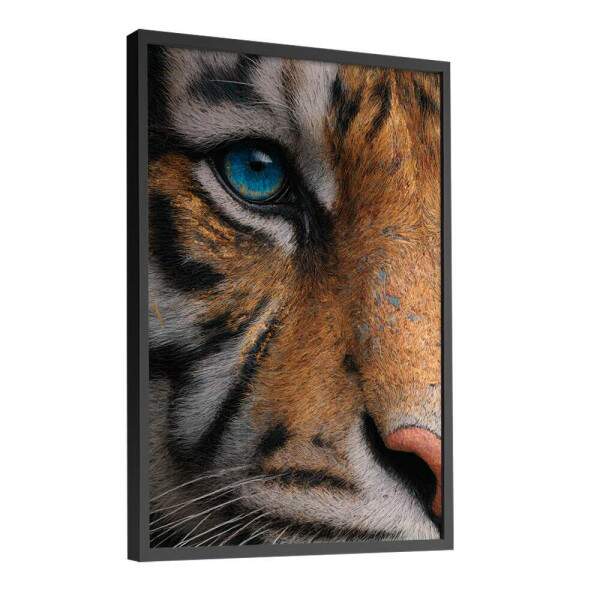 Quadro Decorativo Olhar De Tigre