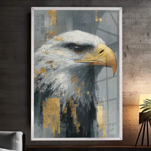 Quadro Decorativo Pintura guia Dourada