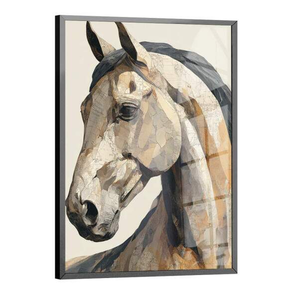 Quadro Decorativo Pintura Cavalo