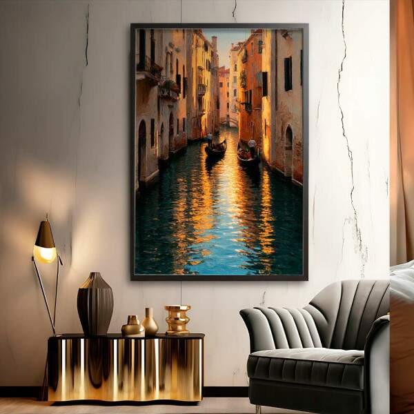 Quadro Decorativo Veneza Itlia