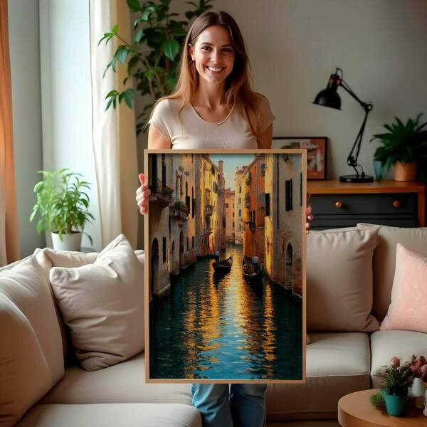 Quadro Decorativo Veneza Itlia