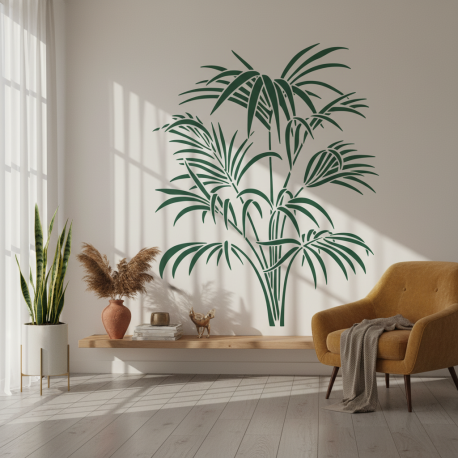 Adesivo de Parede Tropical Elegante