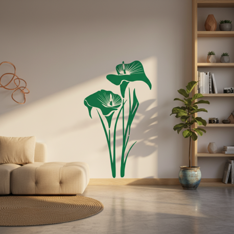 Adesivo de Parede Flores Modernas