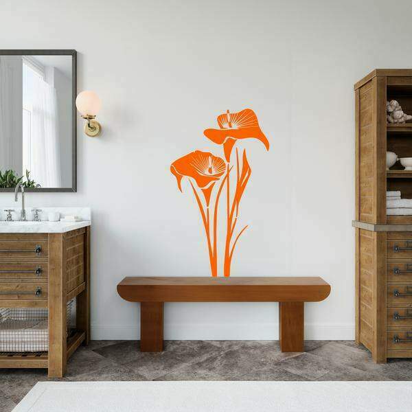 Adesivo de Parede Flores Modernas