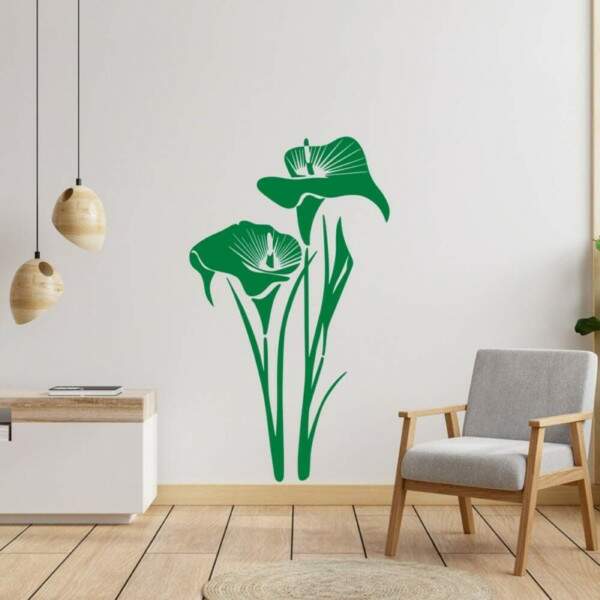 Adesivo de Parede Flores Modernas