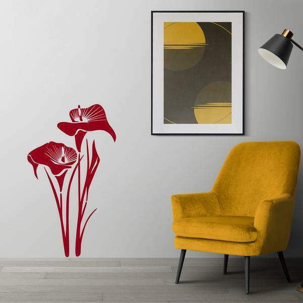 Adesivo de Parede Flores Modernas