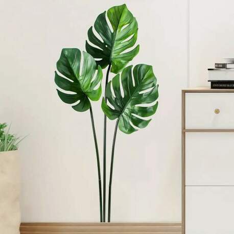 Adesivo de Parede Folhagem Monstera