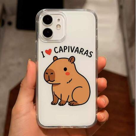 Capa para Celular I Love Capivara