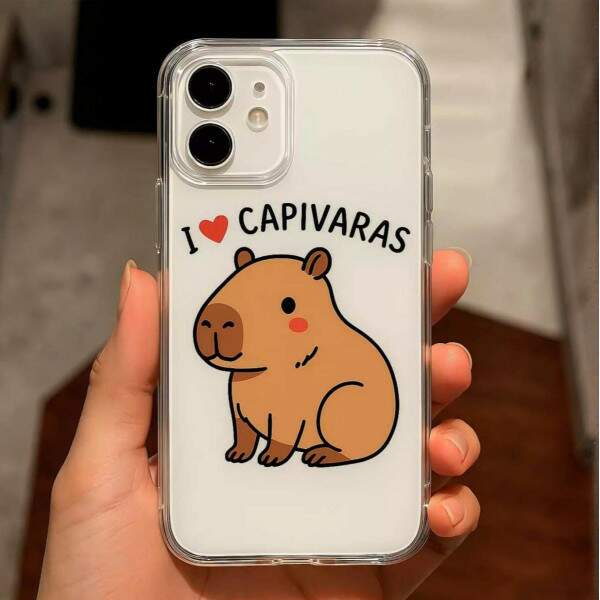 Capa para Celular I Love Capivara
