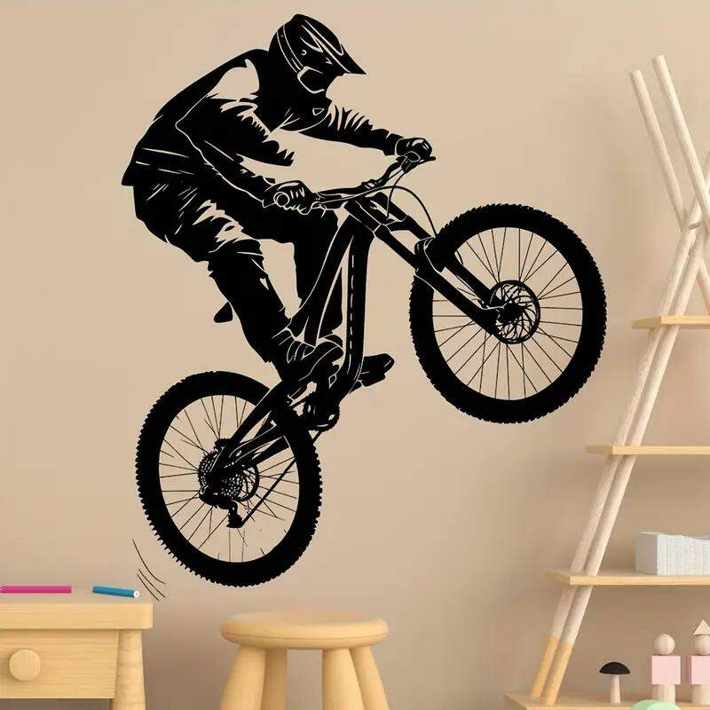 Adesivo de Parede Ciclista Aventureiro