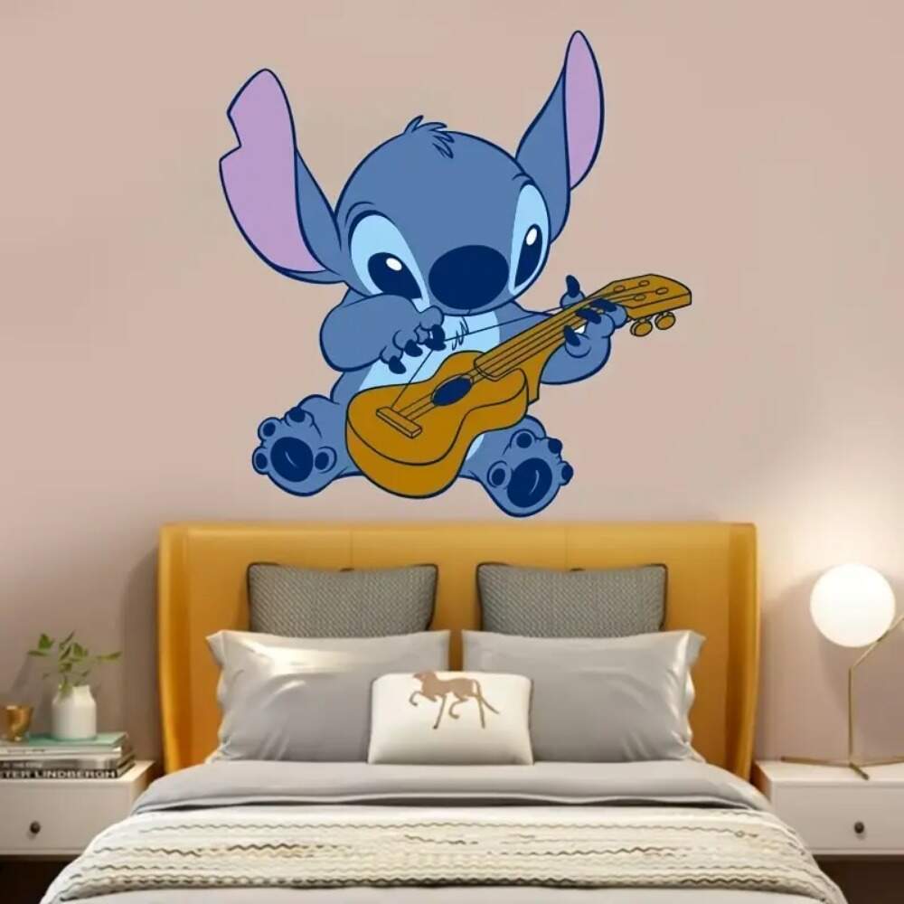 Adesivo de Parede para Quarto Infantil com Stitch