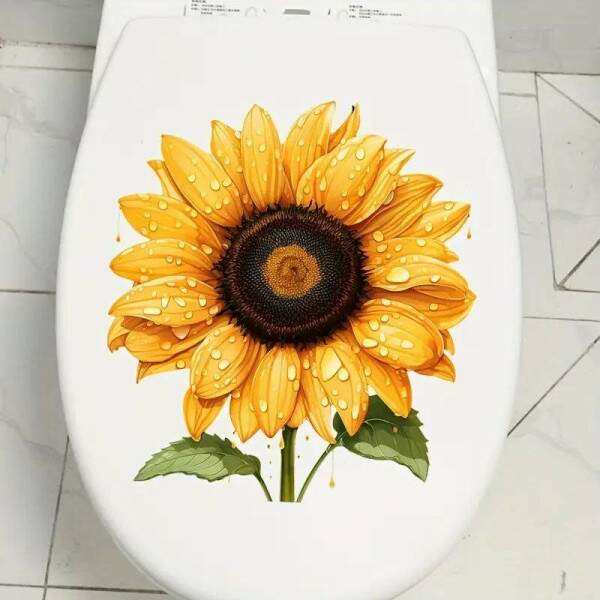 Adesivo de Parede Floral Girassol