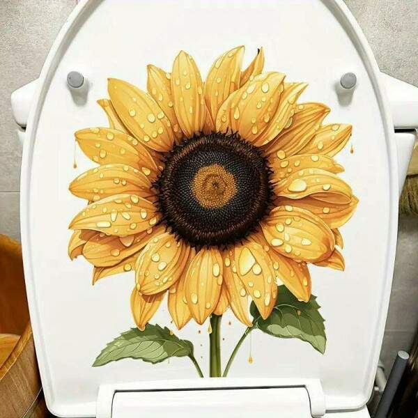Adesivo de Parede Floral Girassol