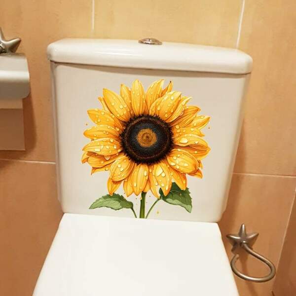 Adesivo de Parede Floral Girassol