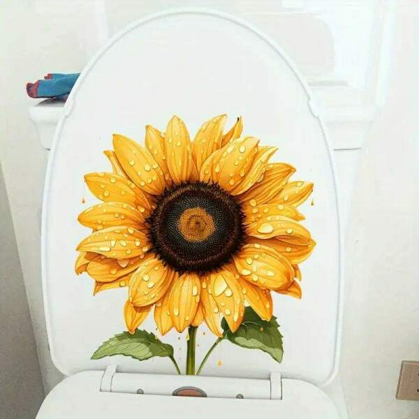 Adesivo de Parede Floral Girassol