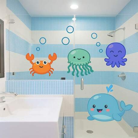 Adesivo de Parede Mundo Subaqutico