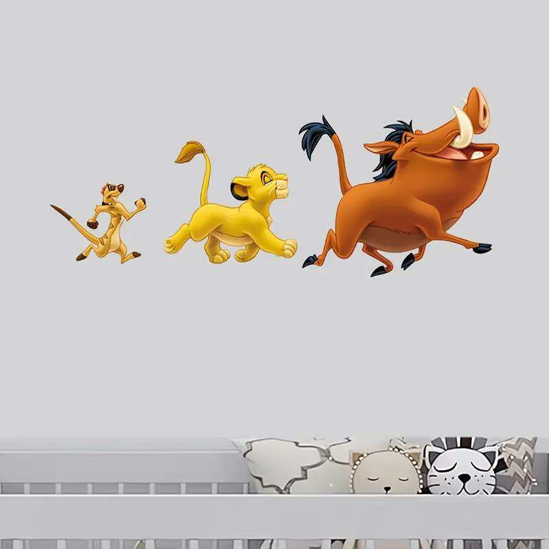 Adesivo de Parede Rei Animado - Cores Vibrantes