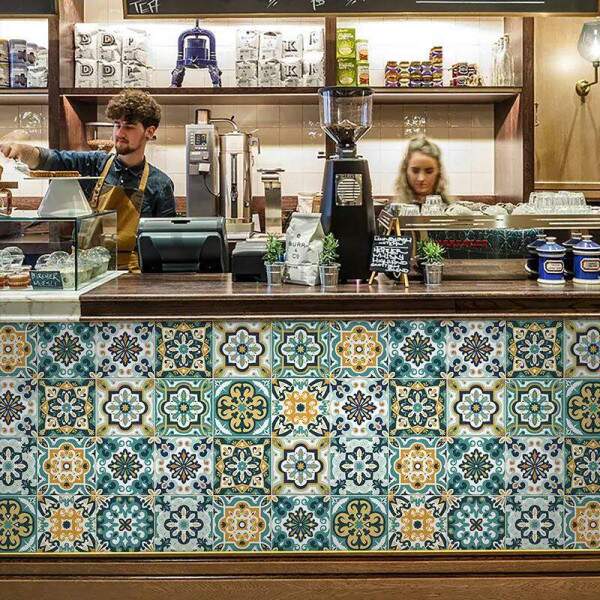 Adesivos de Azulejos Ladrilhos Cartela Estilo Boho