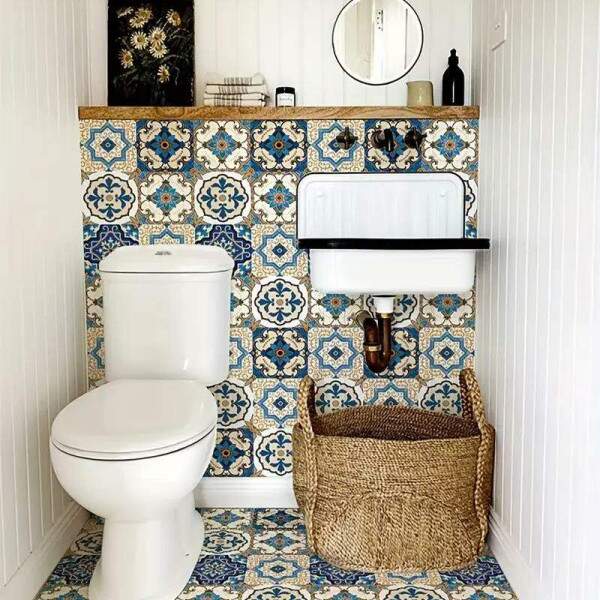 Adesivos de Azulejos Ladrilhos Cartela Estilo Bomio