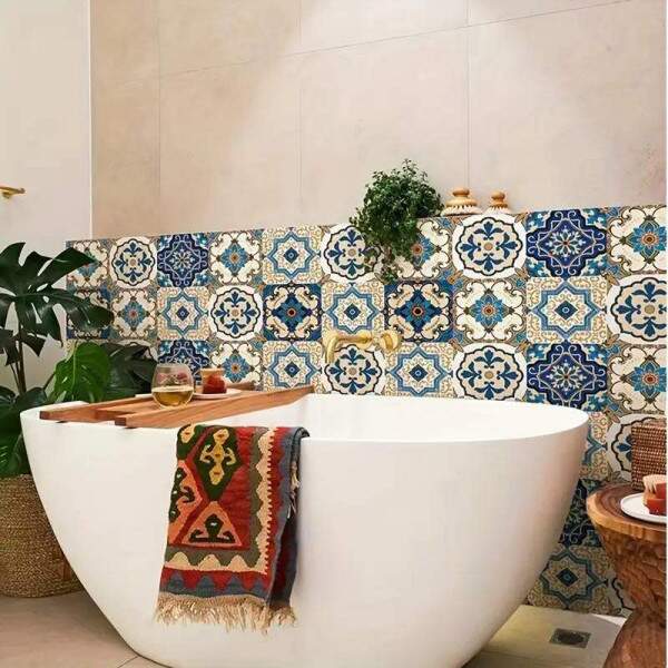 Adesivos de Azulejos Ladrilhos Cartela Estilo Bomio