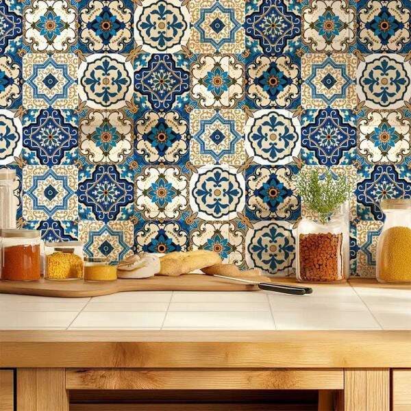 Adesivos de Azulejos Ladrilhos Cartela Estilo Bomio