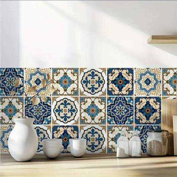 Adesivos de Azulejos Ladrilhos Cartela Estilo Bomio