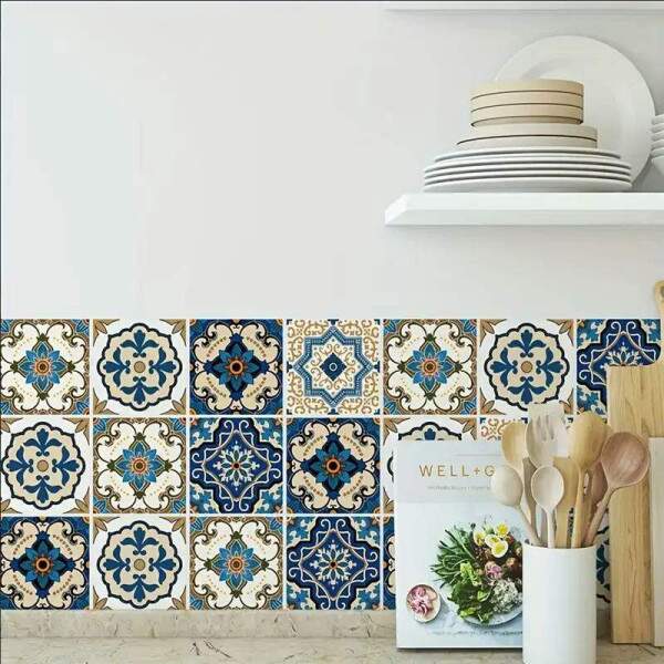 Adesivos de Azulejos Ladrilhos Cartela Estilo Bomio