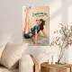 Placa Decorativa Pin-Up Praia