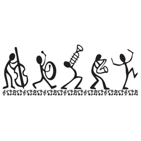 Adesivo de Parede Musical Dinmico