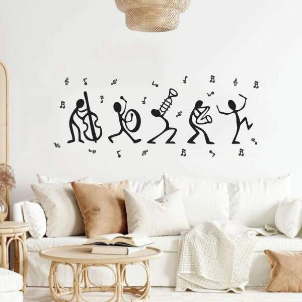 Adesivo de Parede Musical Dinmico