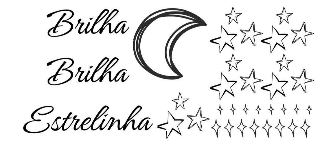 Adesivo de Parede Encantada Brilha Brilha