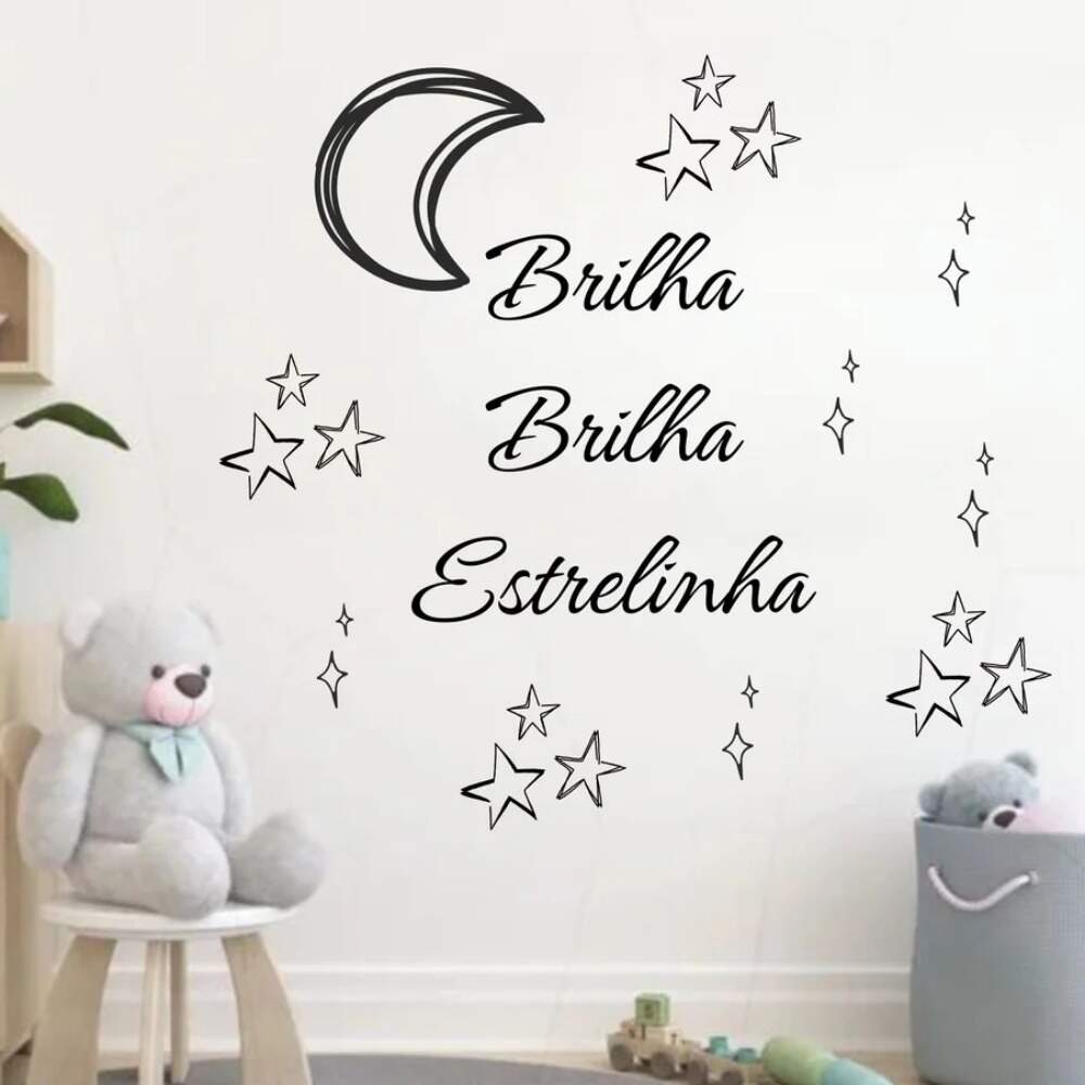 Adesivo de Parede Encantada Brilha Brilha