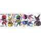 Adesivo de Parede Super Her�is Power Rangers