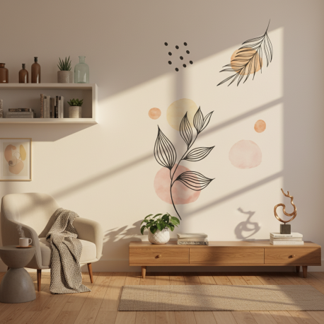 Adesivo de Parede Boho-Chic