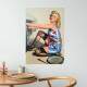 Placa Decorativa Pin-Up Mec�nica
