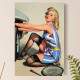Placa Decorativa Pin-Up Mec�nica