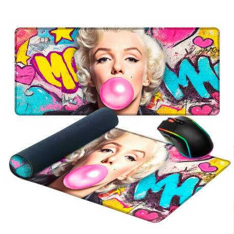 Mouse Pad Marilyn Monroe Pop Art Chiclete