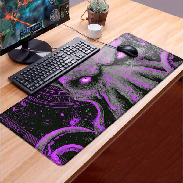 Mouse Pad Polvo Abstrato Roxo - Fran Adesivos de Parede