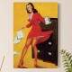 Placa Decorativa Pin-Up Secret�ria