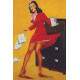 Placa Decorativa Pin-Up Secret�ria