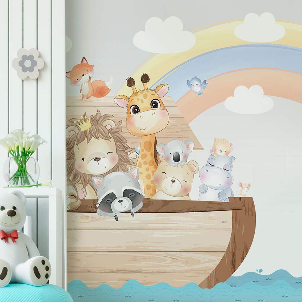 Papel de Parede para Quarto Infantil Arca de No� MP