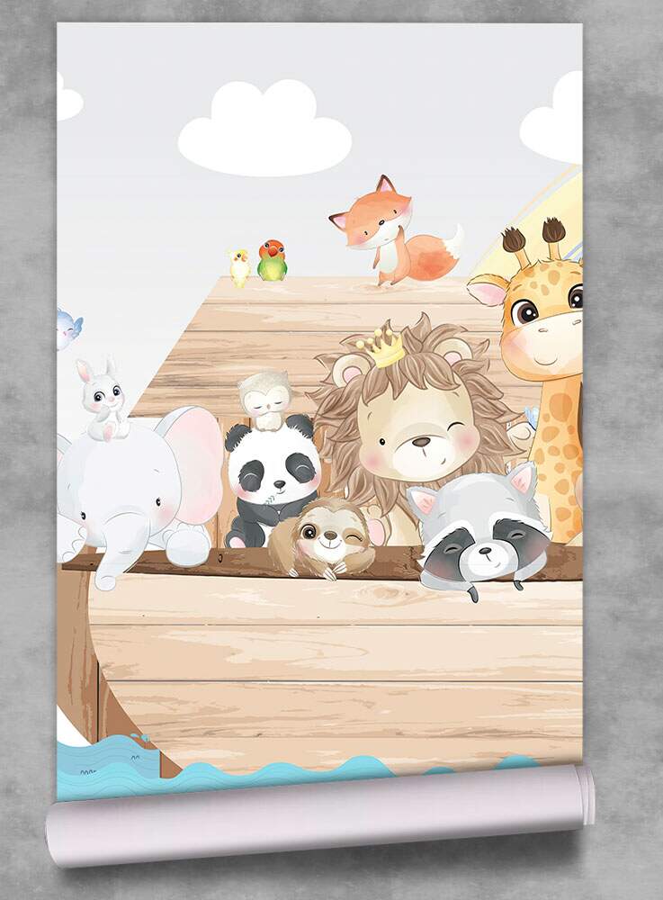 Papel de Parede para Quarto Infantil Arca de No� MP