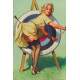 Placa Decorativa Pin-Up Dardos