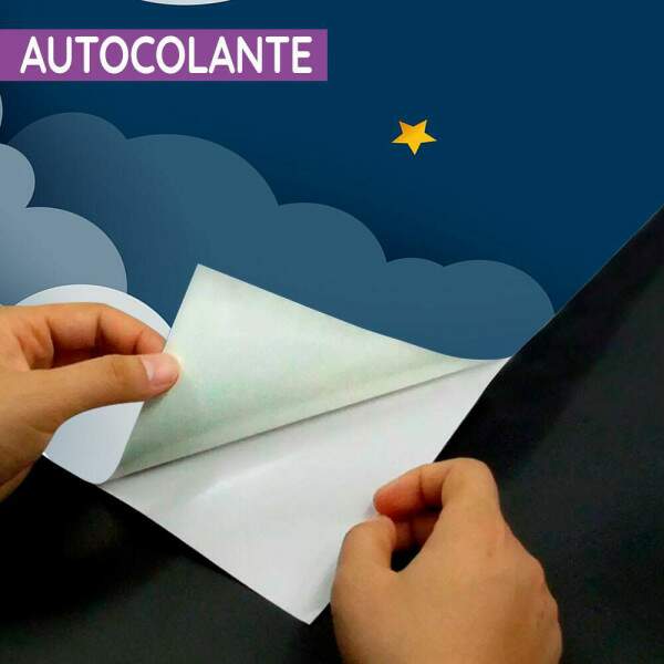 Papel de Parede para Quarto Infantil Cu Estrelado Com Luar MP