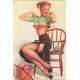 Placa Decorativa Pin-Up Croch�