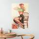 Placa Decorativa Pin-Up Croch�